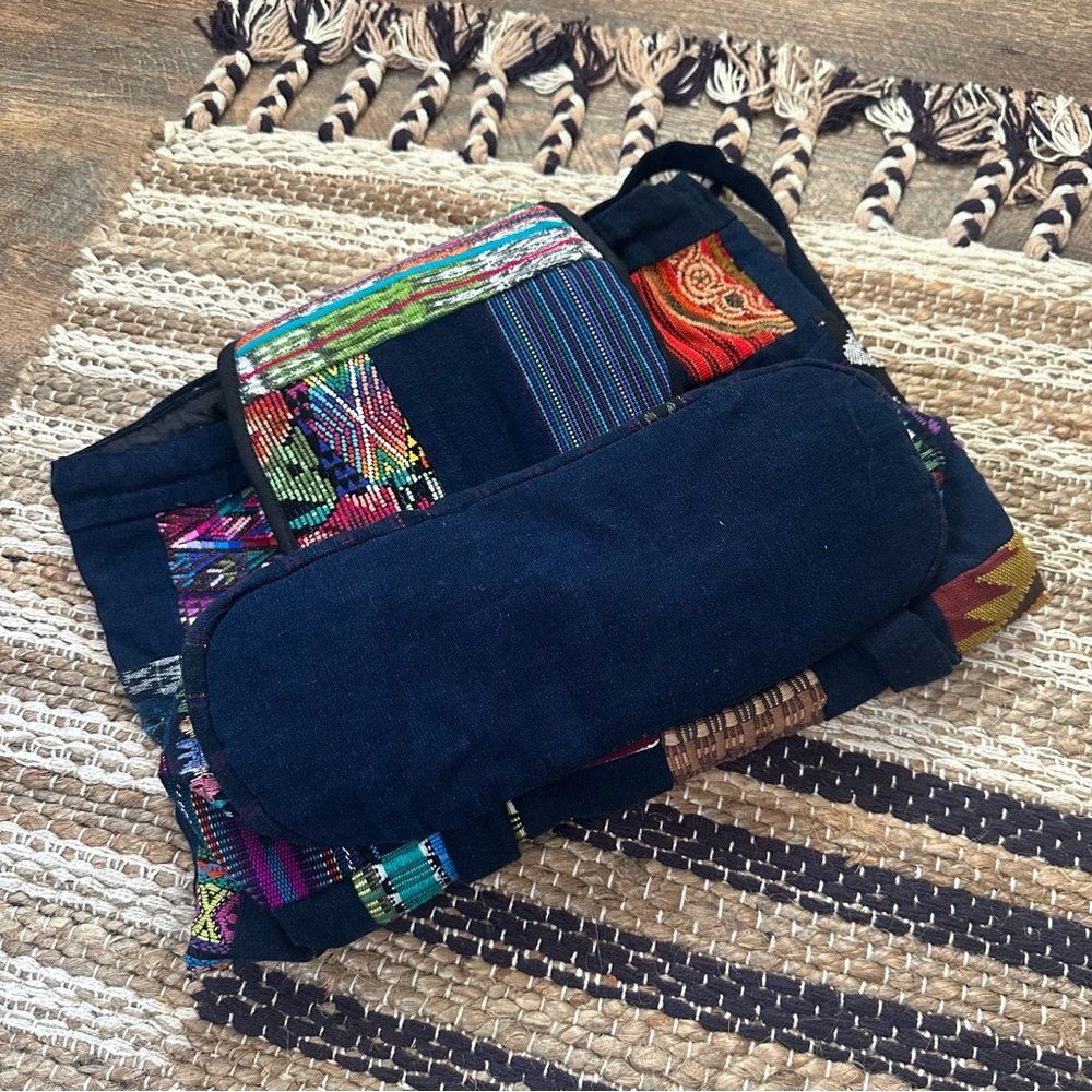 ☾ HANDMADE patchwork backpack - Picture 3 of 10
